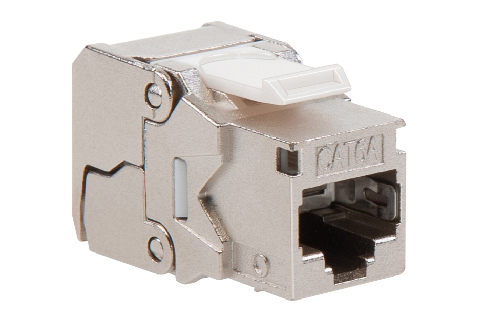 JACK RJ-45 CAT.6A EVO BLIND. PRATA